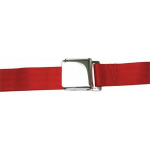 2 Point Red Lap Seat Belt With Airplane Lift Buckle Photo Main