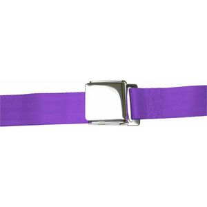 2 Point Plum Lap Seat Belt With Airplane Lift Buckle Photo Main