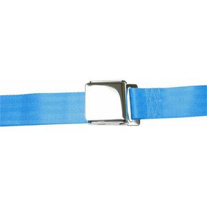 2 Point Retractable Airplane Buckle Electric Blue Seat Belt (1 Belt) Photo Main