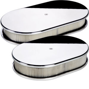 Large Oval Air Cleaner Plain Polished Photo Main
