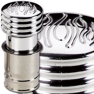 Billet Lighter Ribbed Flame Short Photo Main