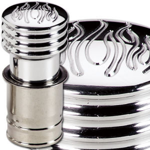 Billet Lighter Ribbed Flame Long ( Discontinued ) Photo Main