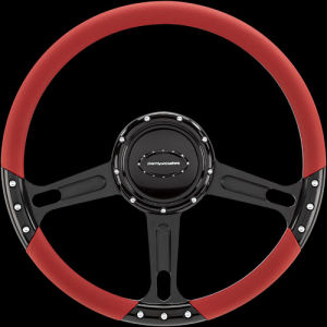 Billet Steering Wheel 14" Select Edition Boost Black Anodized Photo Main