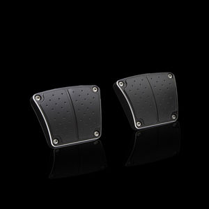 Manual Clutch and Brake Pedal Pads - Black Photo Main