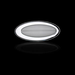 Elliptical Dome Light, Chrome w/ Frosted Lens Photo Main