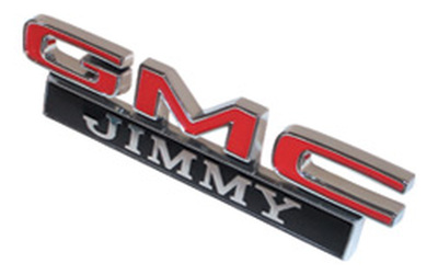 1971-72 GMC "GMC Jimmy" Fender Side Emblems, (w/ fasteners) Photo Main