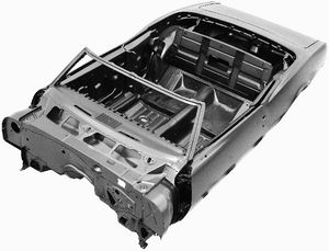 1967 Camaro Convertible Steel Body Shell - Heater Delete Photo Main