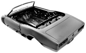 1968 Camaro Convertible Steel Body Shell - Heater Delete Photo Main
