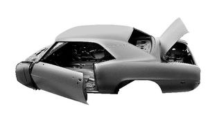 1969 Firebird Coupe Steel Body Shell - Heater Delete Photo Main