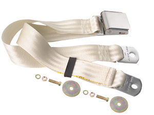 Seat Belt With Lift Latch, White, 60 inch Photo Main