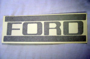 1953-58T Silver Ford truck tailgate letters Photo Main
