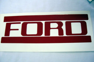 1953-58T Red Ford truck tailgate letters Photo Main