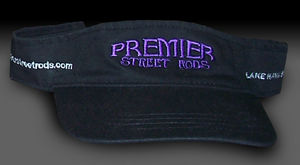 Premier Street Rods Visor - Black Photo Main