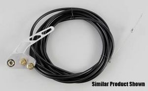 TRUNK RELEASE CABLE KIT - BLACK HOUSING - BRUSHED - RIGHT HAND Photo Main