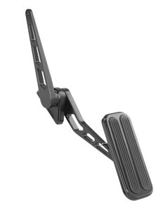 XL Series Billet Aluminum Throttle Pedal w/Rubber - Black Photo Main