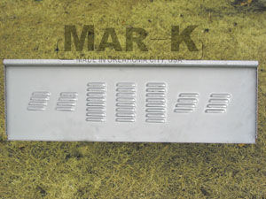 1934-39 CHEVROLET FRONT BED PANEL - LOUVERED BOWTIE Photo Main