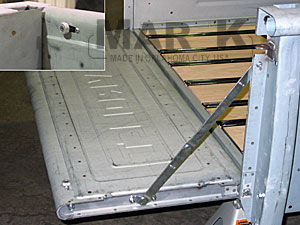 1954-87 CHEVROLET TAILGATE LOUVERED 4 ROWS W/HIDDEN LATCHES & LINKS - STEEL, STEPSIDE Photo Main