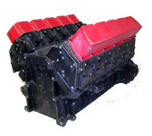 Viper V-10 Long Block w/ Removable Heads and Valve Covers Photo Main