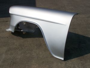 1955 Chevrolet Car - Left Front Inner/Outer Fender Assembly With Apron Photo Main
