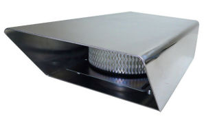 Fabricated Aluminum Hood Scoop Without Screen Face Plain Photo Main