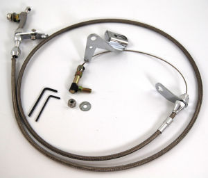 Braided Stainless Steel Kick Down Cable Kit - Chrysler 727 Photo Main