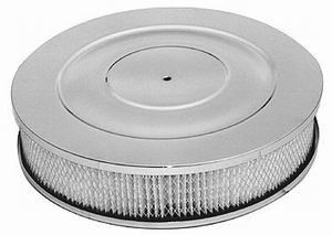  Performance Style Air Cleaner W/ Recessed Base 14" X 3" - Paper Element Photo Main