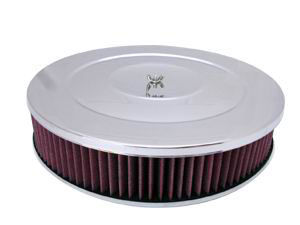  Performance Style Air Cleaner W/ Off-Set Base 14" X 3" - Washable Element Photo Main