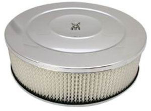  Performance Style Air Cleaner W/ Flat Base 14" X 4" - Paper Element Photo Main