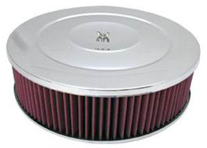 Performance Style Air Cleaner W/ Recessed Base 14" X 4" - Washable Element Photo Main
