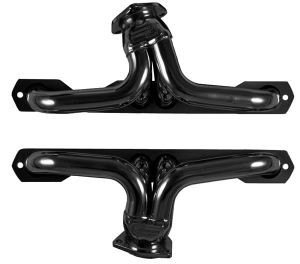 Sanderson Small Block Chevrolet Headers With D-Port Heads - Ceramic Coated Photo Main