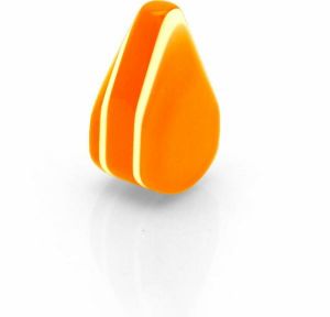 Orange Small Tear Shape Dash Knob Photo Main