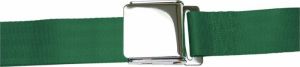 2 Point Dark Green Lap Seat Belt With Airplane Lift Buckle Photo Main