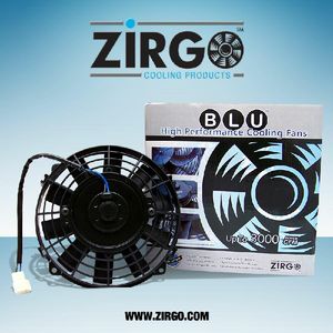 8" Zirgo 605cfm High Performance Blu Cooling Fan  Photo Main