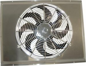 19.5" x 20" x 1" Fabricated Aluminum Fan Shroud  Photo Main