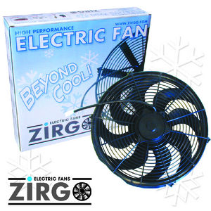 16" 3630 Cfm Zirgo Ultra High Performance Radiator Cooling Fan Photo Main