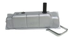 Universal Die-Stamped Alloy Steel Gas Tank w/ 2-1/2" Neck and 6" Hose - 16 Gallon Photo Main