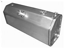 Universal Alloy Steel Coated Gas Tank w/ Fuel Injection Tray - 18 Gallon Photo Main
