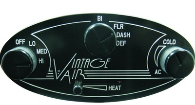Streamline Oval ProLine Control Panel - Anodized Black Photo Main