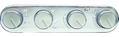 4 Knob Streamline Control Panel - Polished Photo Main