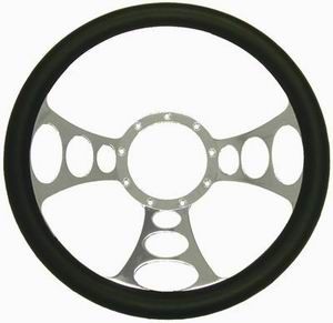 14" Alum/Leather Steering Wheel Orbitor Photo Main