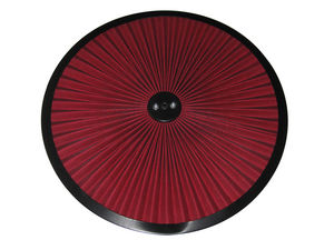 Black 14" Super Flow Filter Top Bright Red Photo Main
