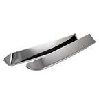 1951-55 1st Series Chevrolet Truck Vent Shades, Polished Stainless Steel