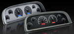 1960-63 Chevy Pickup VHX System, Black Alloy Style Face, White Display