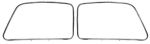 1947-55 1st Series Chevrolet Truck Exterior Door Reveal Moldings, Polished Stainless - Pair