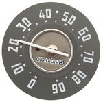 1950-53 Chevrolet Truck Speedometer, White Needle, 0-90 MPH