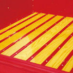 1960-66 Chevy Bed Strip Steel - Short Bed Fleetside, Small Rear Piece 