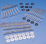 1963-66 Chevy Bed Bolt Kit - Angles/Bed Strips w/ Hidden Fasteners & Wood w/ Standard Mounting -Zinc, Long Bed Fleetside