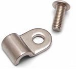 Stainless Steel Single Line Clamp - 1/4" (Pack of 12)