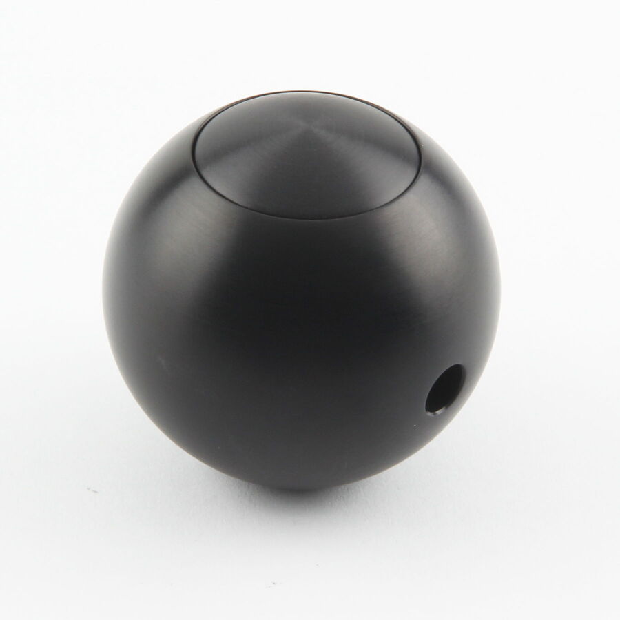Premier Street Rods SK6921 Shift Knob Push Button Round Black Plain