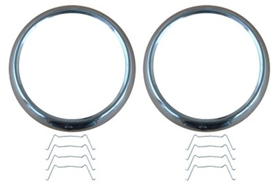 1947-55 1st Series Chevrolet Truck Headlight Bezel Polished Stainless Steel  Photo Main